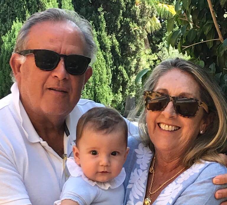 Miss Kini and her husband Diego in Sotogrande